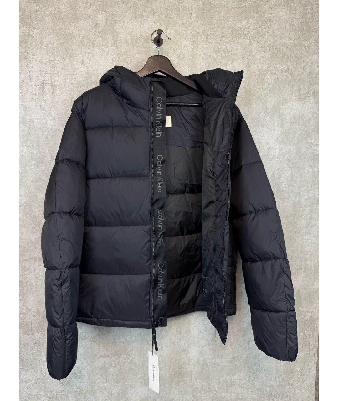 CALVIN KLEIN JEANS Черный полиэстеровый пуховик, фото 3