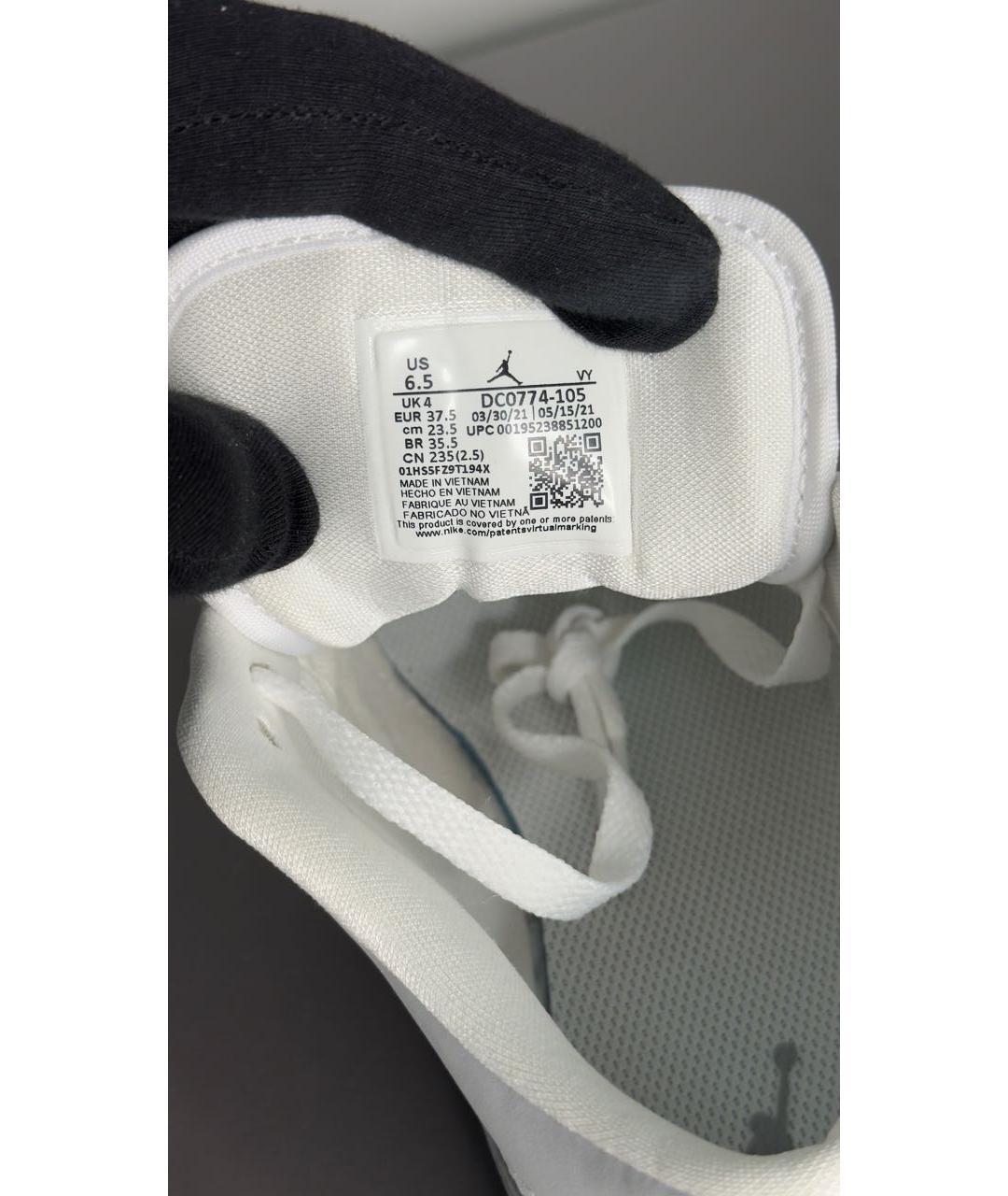 NIKE Белые кожаные кроссовки, фото 5