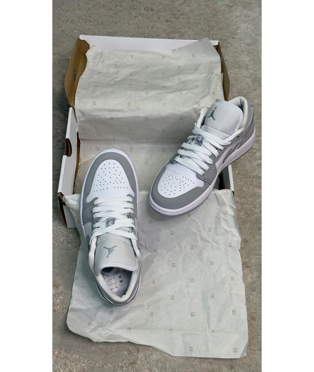 NIKE Белые кожаные кроссовки, фото 6