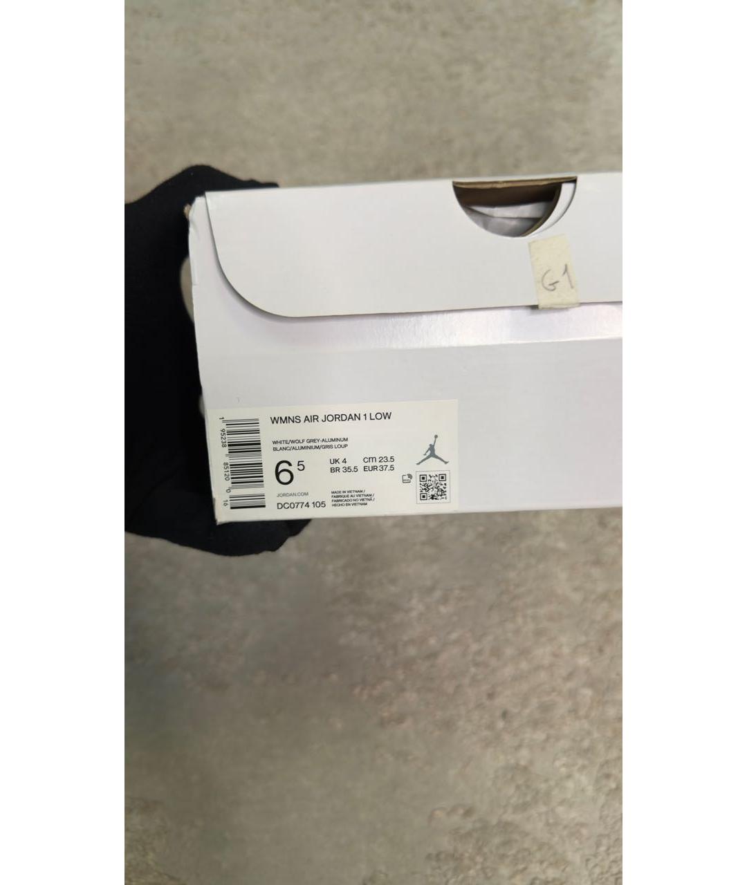 NIKE Белые кожаные кроссовки, фото 8