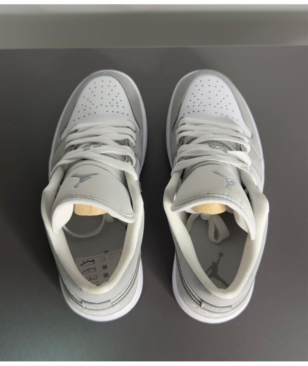 NIKE Белые кожаные кроссовки, фото 3