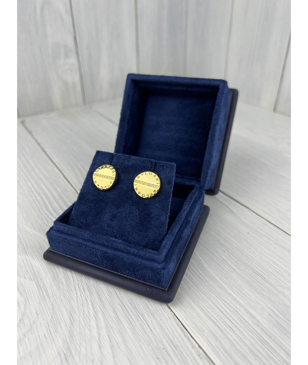 BVLGARI Золотые запонки из желтого золота, фото 2