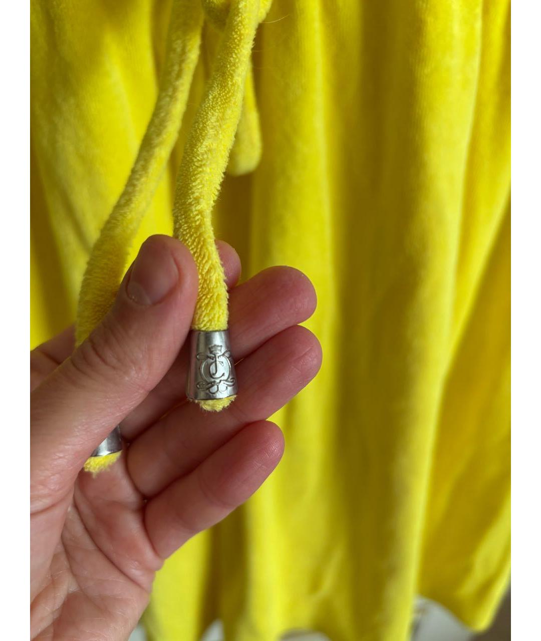 JUICY COUTURE Желтое хлопковое платье, фото 3
