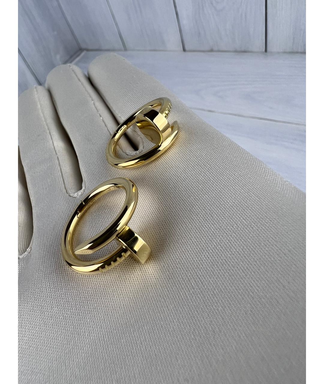 CARTIER Золотые запонки из желтого золота, фото 4