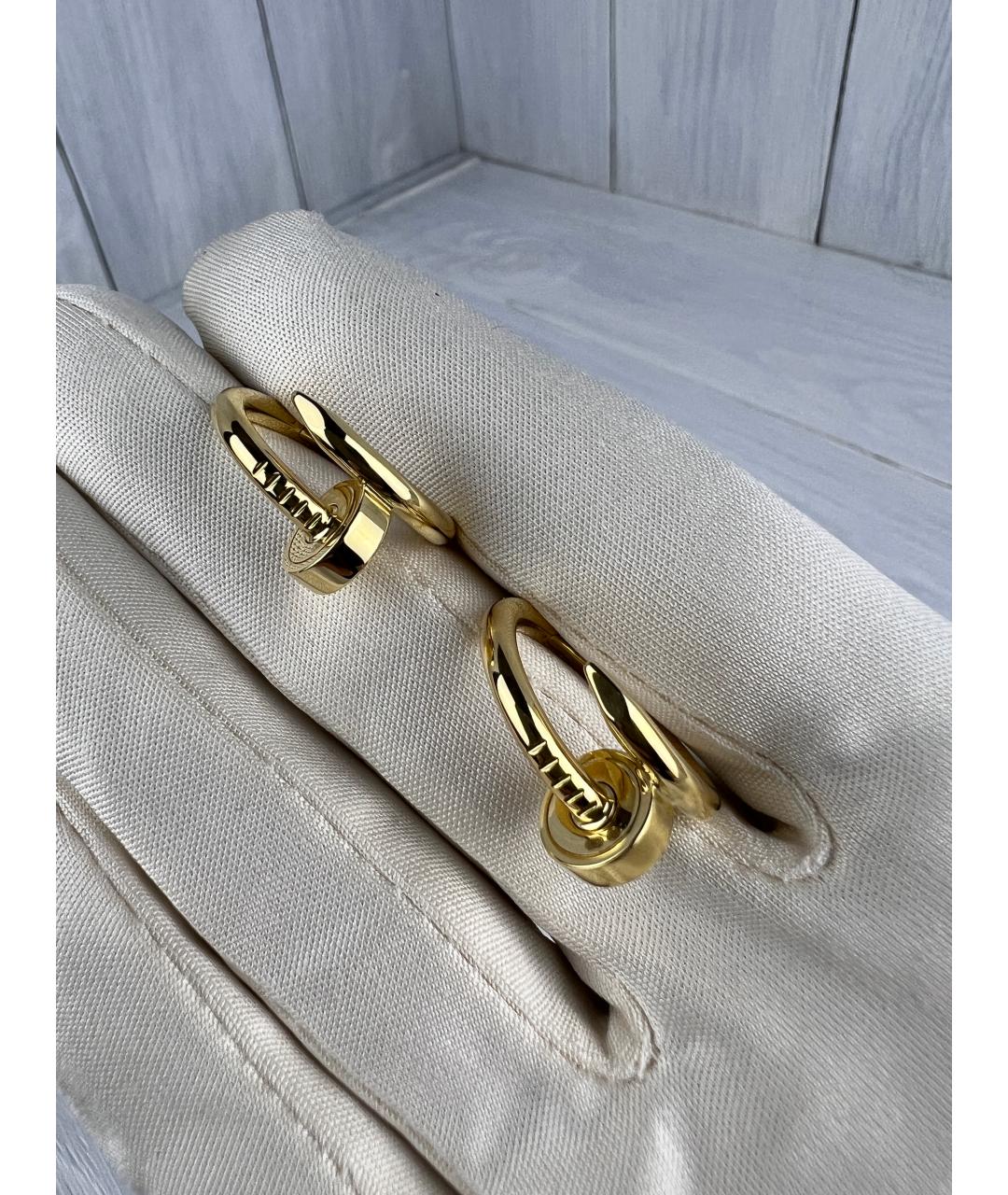CARTIER Золотые запонки из желтого золота, фото 6