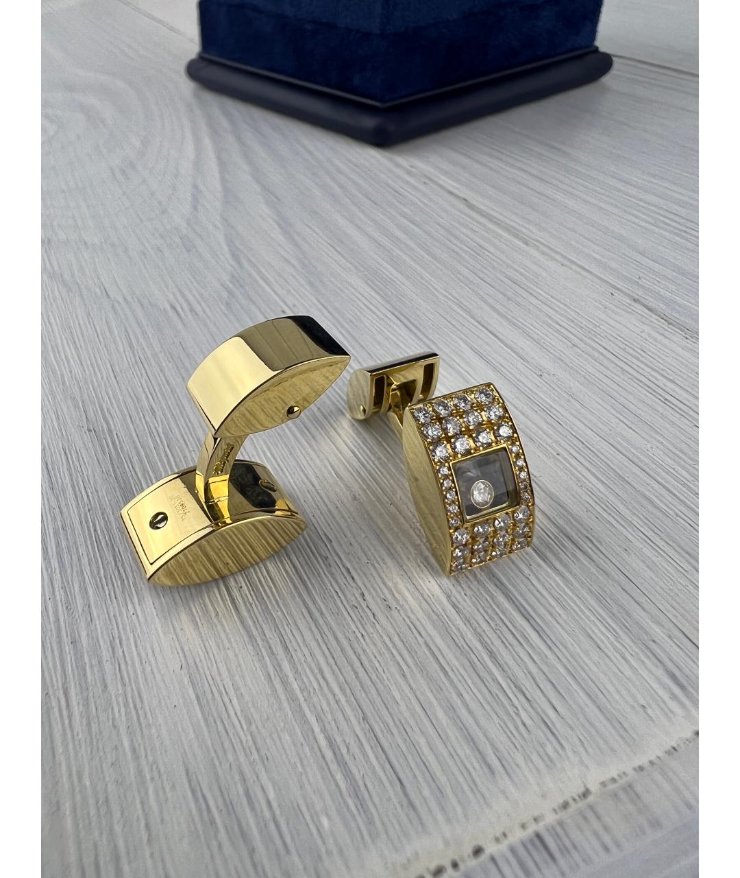 CHOPARD Золотые запонки из желтого золота, фото 6