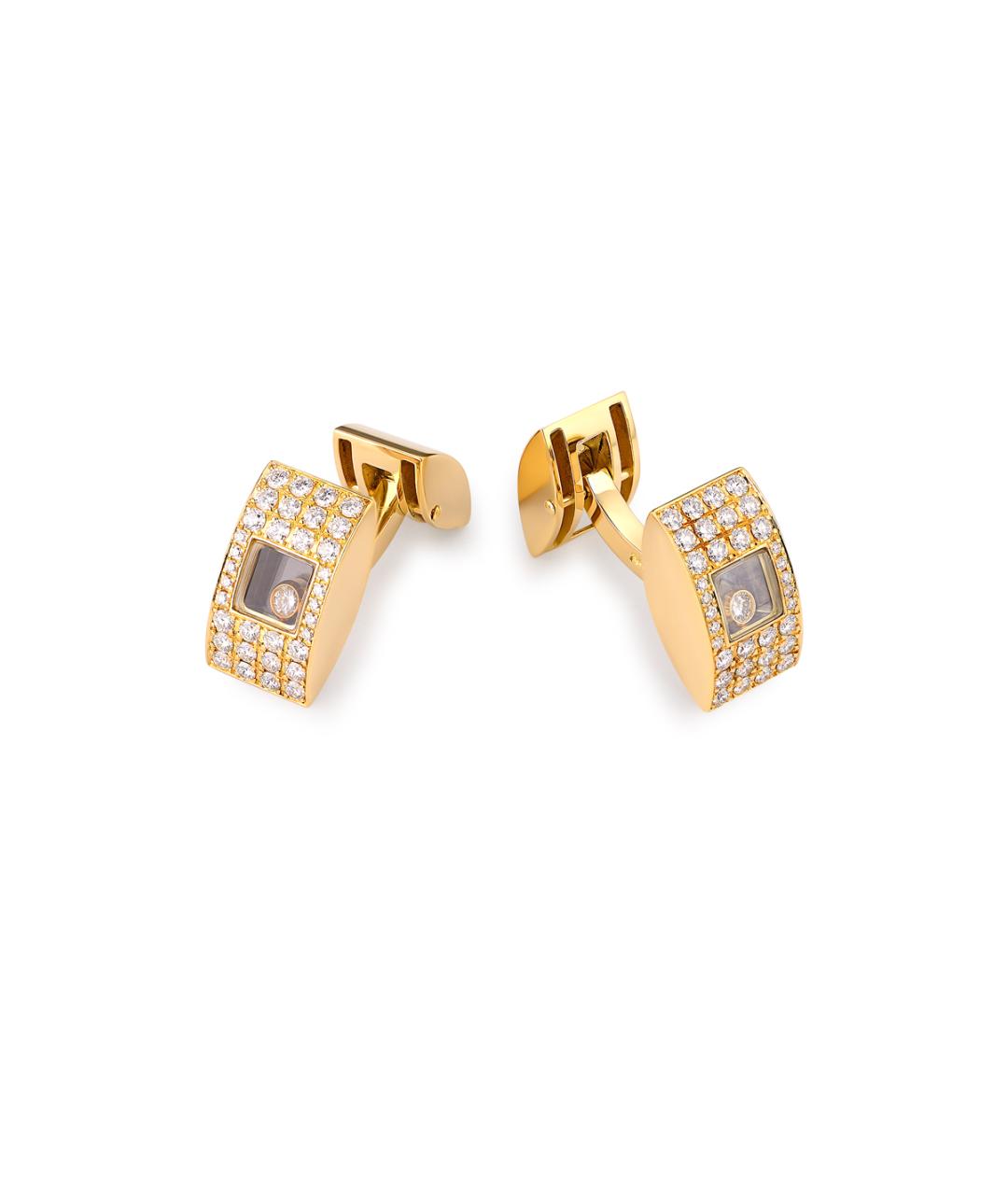 CHOPARD Золотые запонки из желтого золота, фото 8