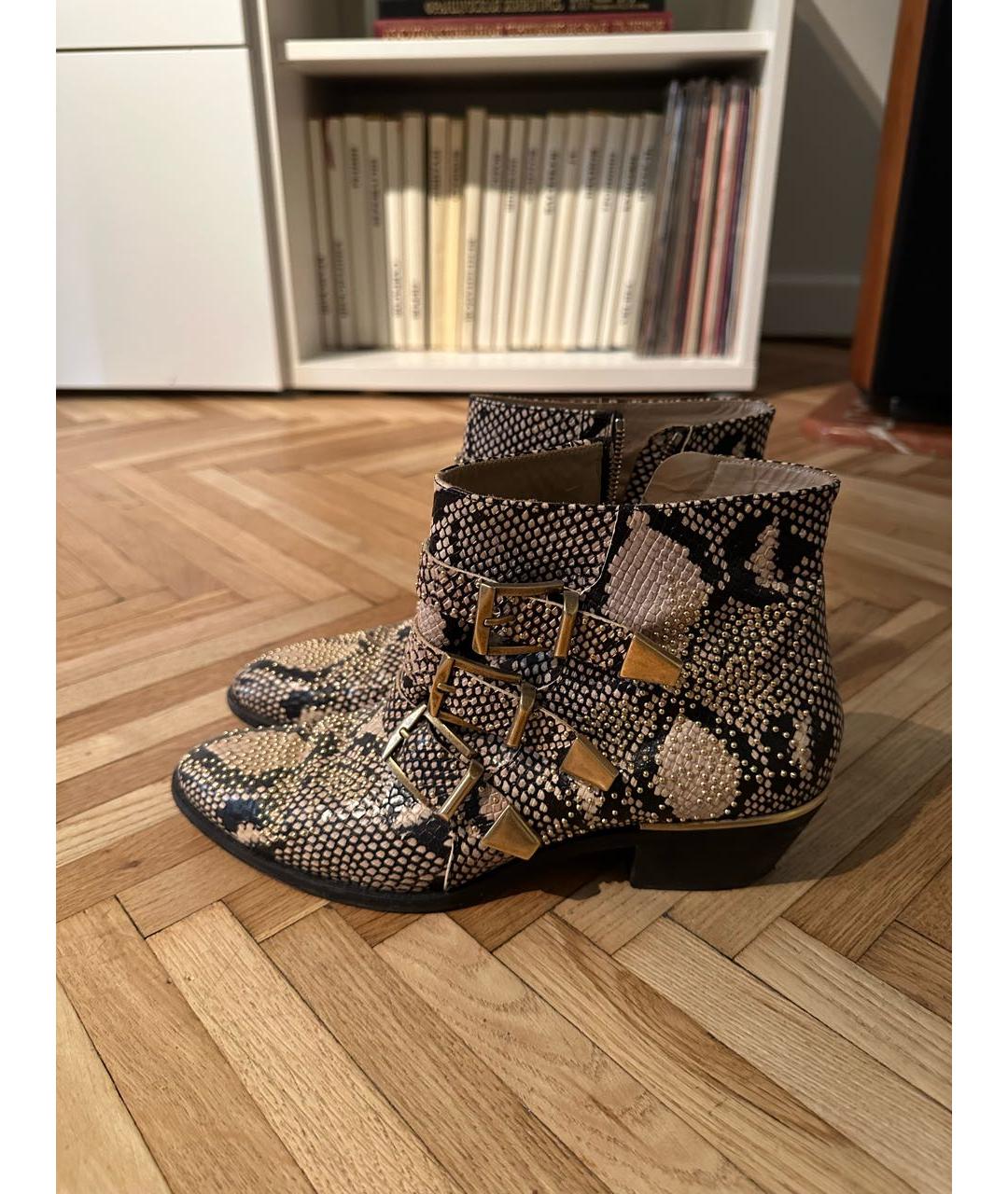 CHLOE Мульти кожаные полусапоги, фото 7