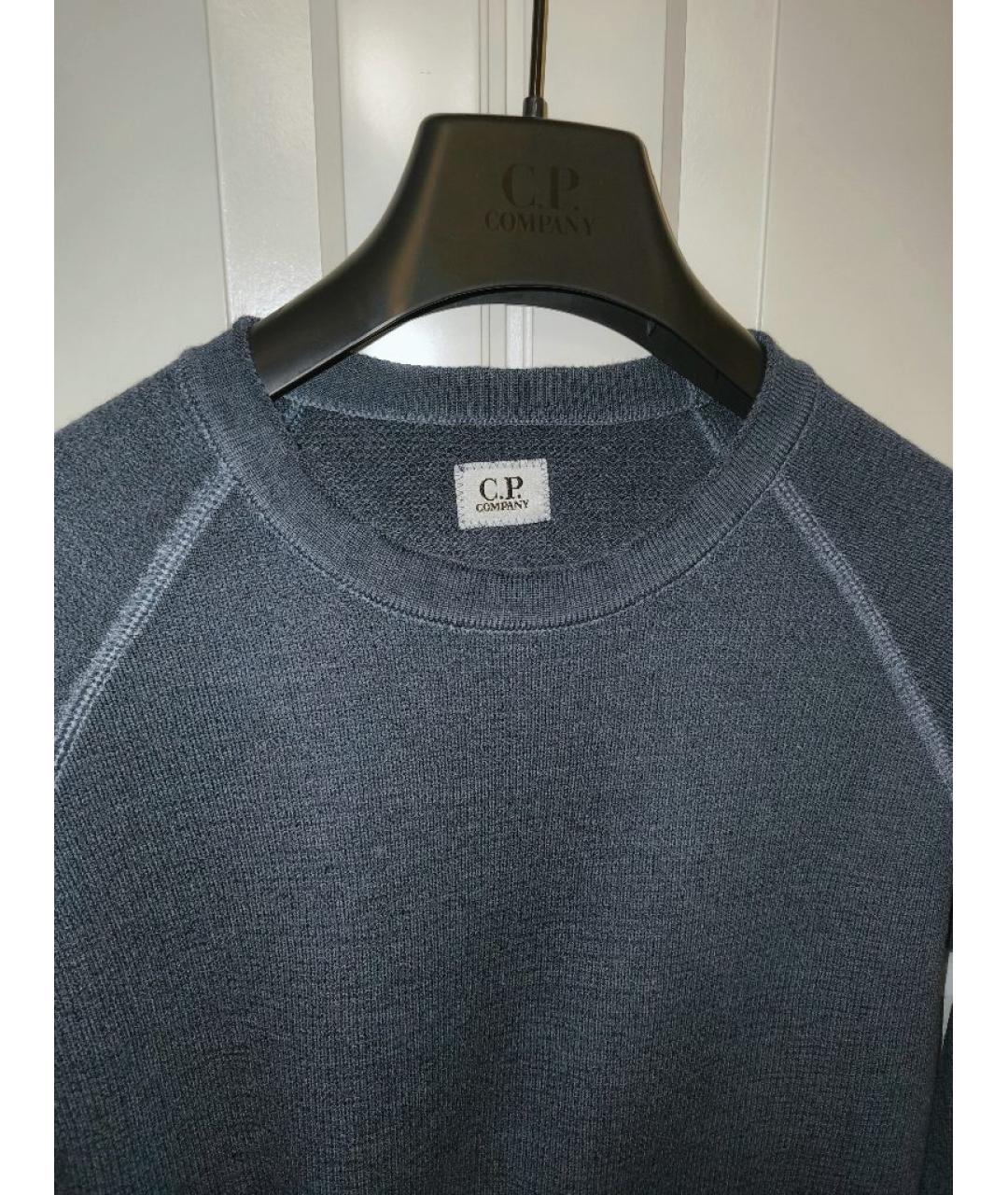 CP COMPANY Антрацитовый шерстяной джемпер / свитер, фото 2