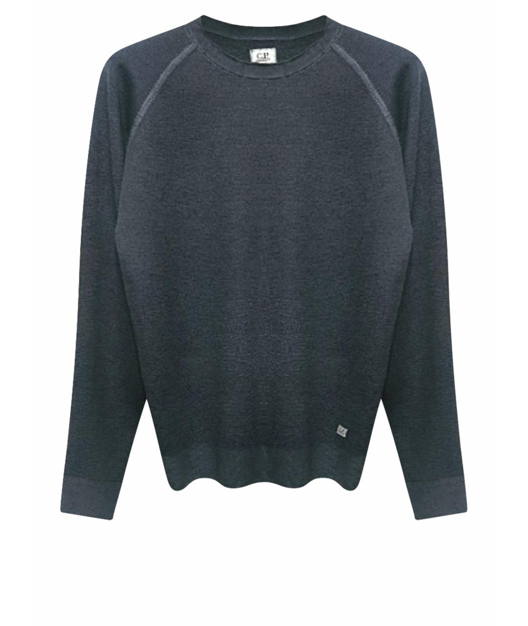 CP COMPANY Антрацитовый шерстяной джемпер / свитер, фото 1