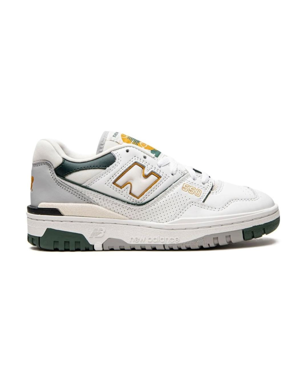 NEW BALANCE Белые кожаные кроссовки, фото 6