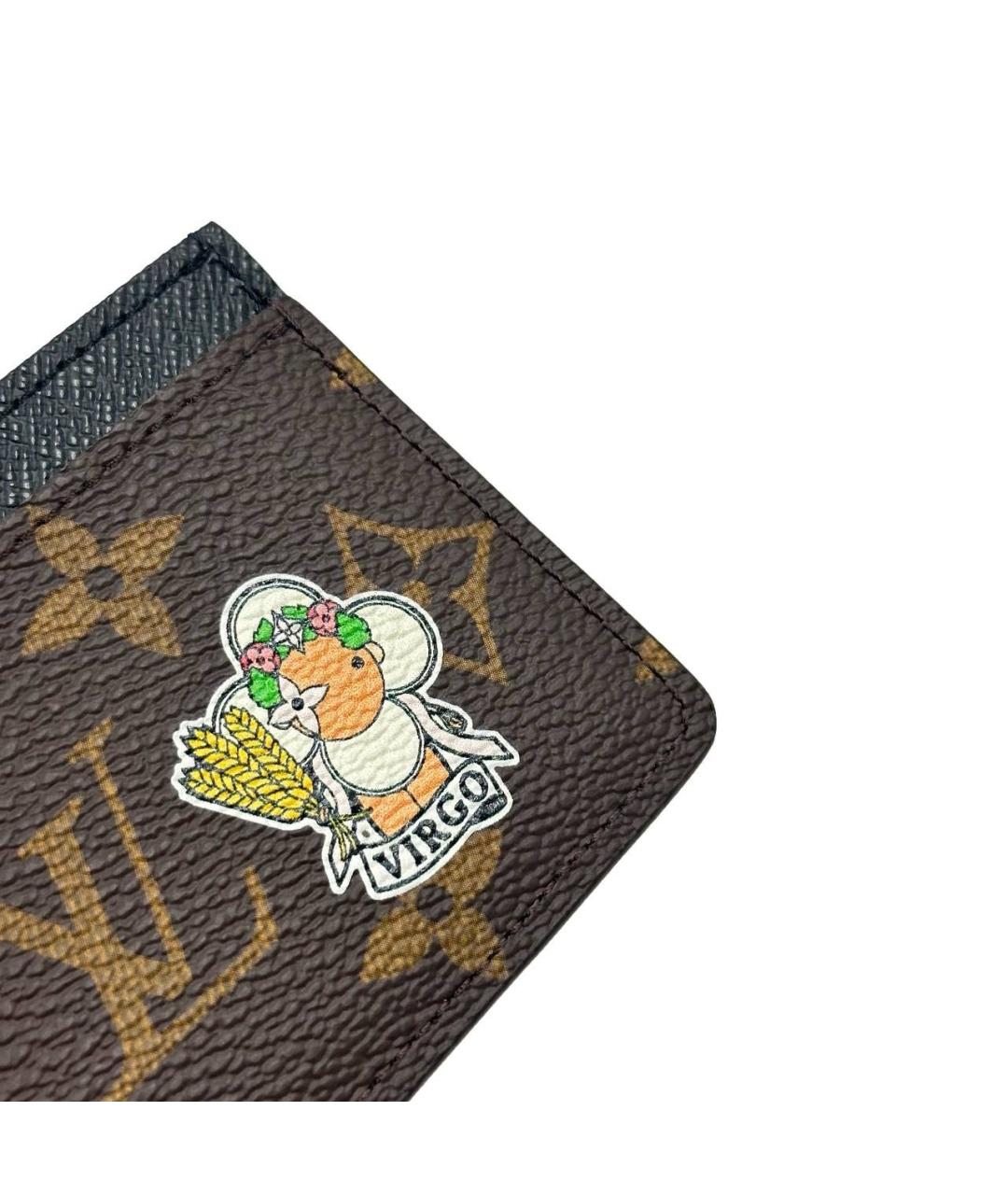LOUIS VUITTON Коричневый кардхолдер, фото 2