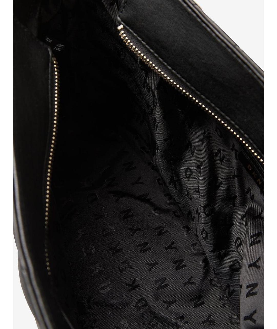 DKNY Черная сумка тоут из искусственной кожи, фото 6