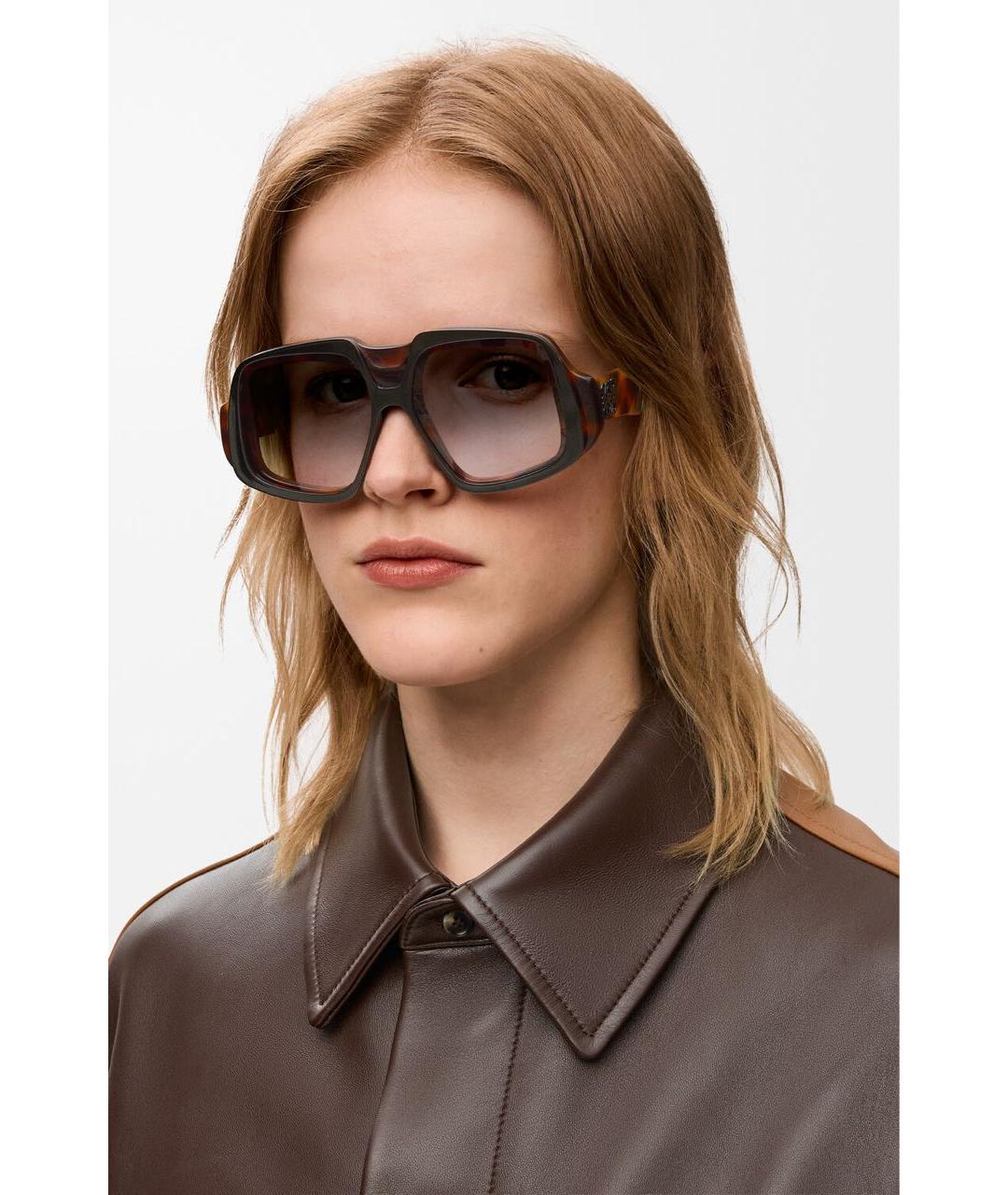 LOEWE Черные солнцезащитные очки, фото 2