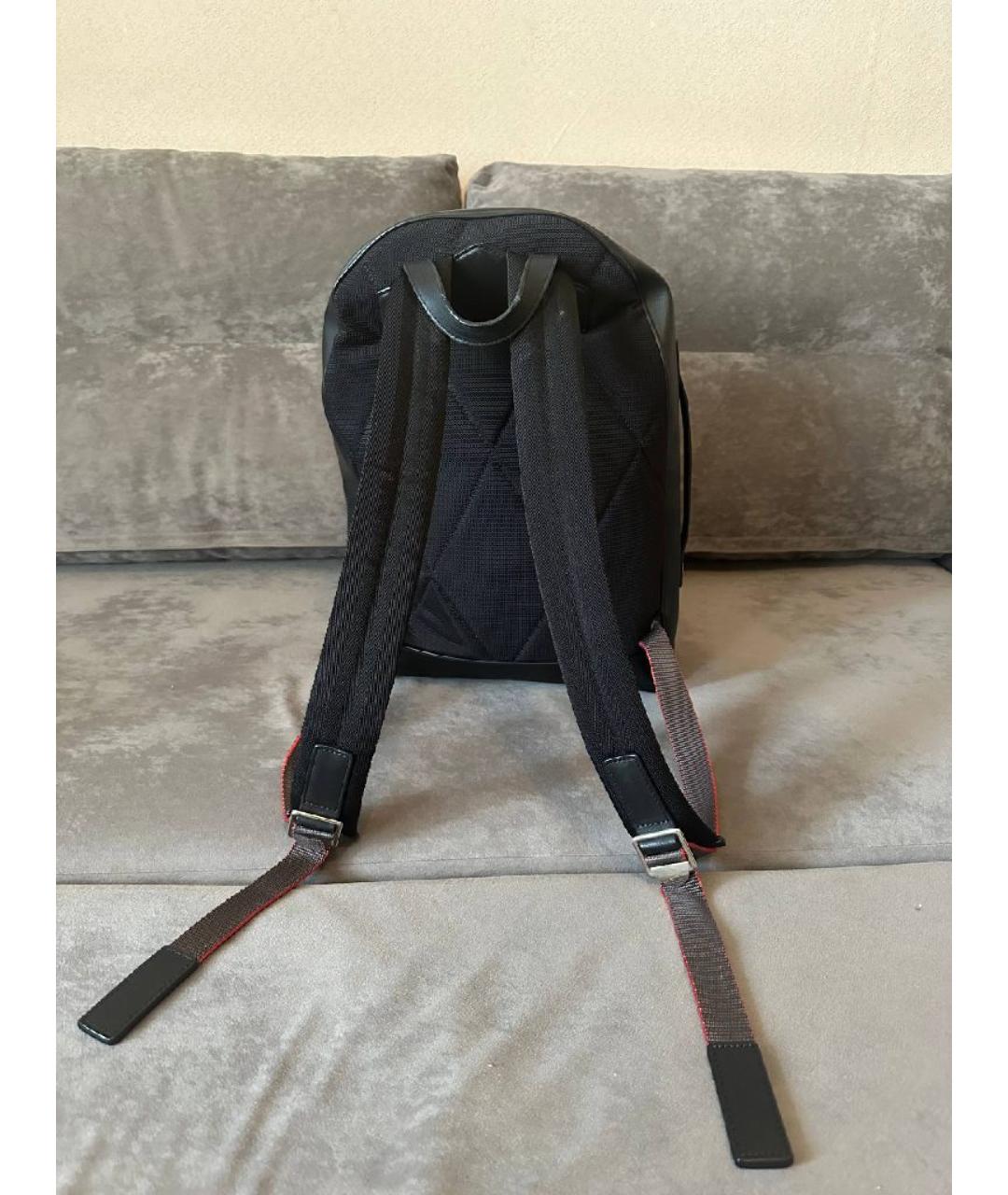 BURBERRY Черный кожаный рюкзак, фото 3