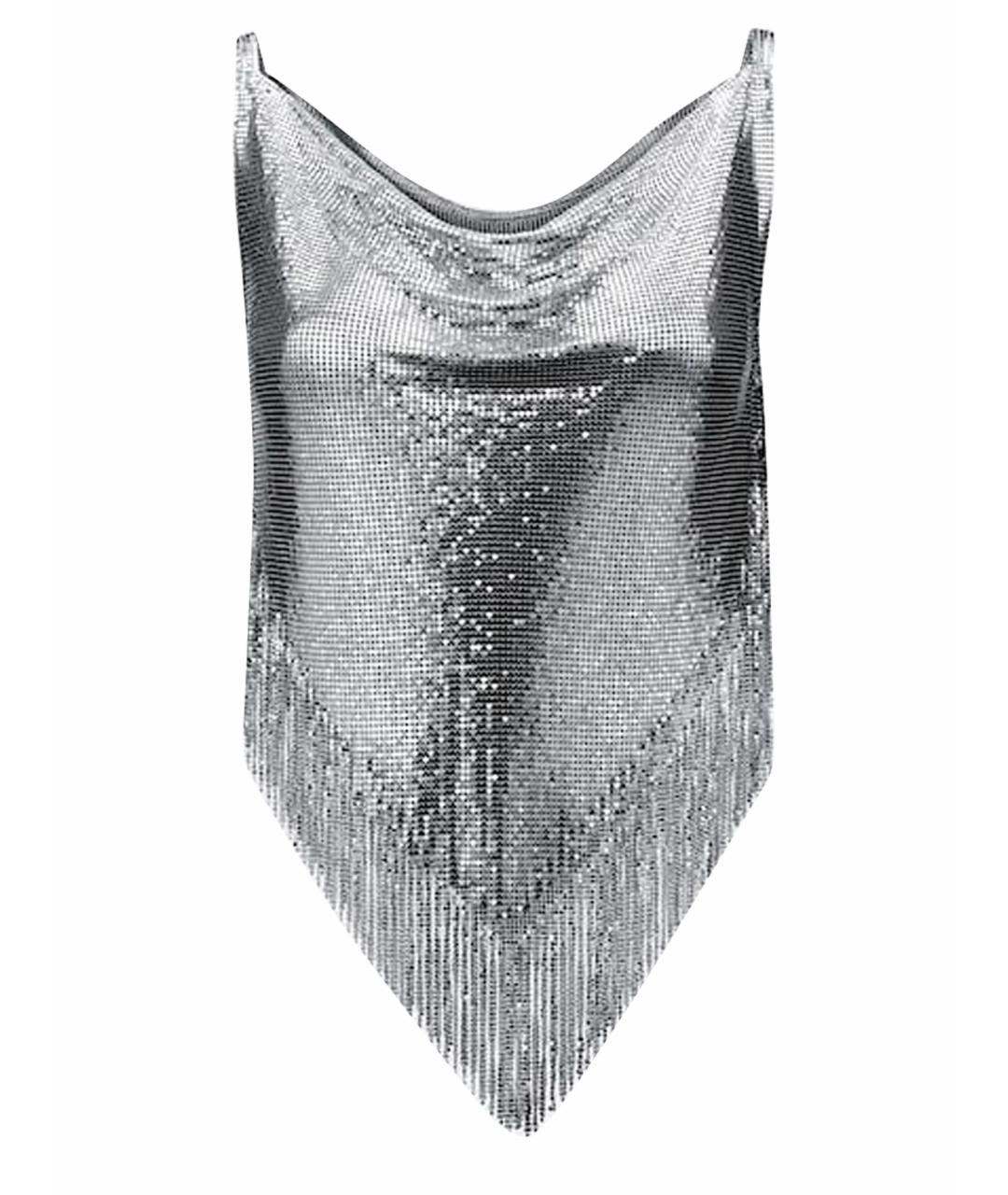PACO RABANNE Серебряная блузы, фото 2