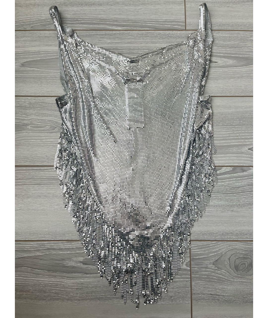 PACO RABANNE Серебряная блузы, фото 3