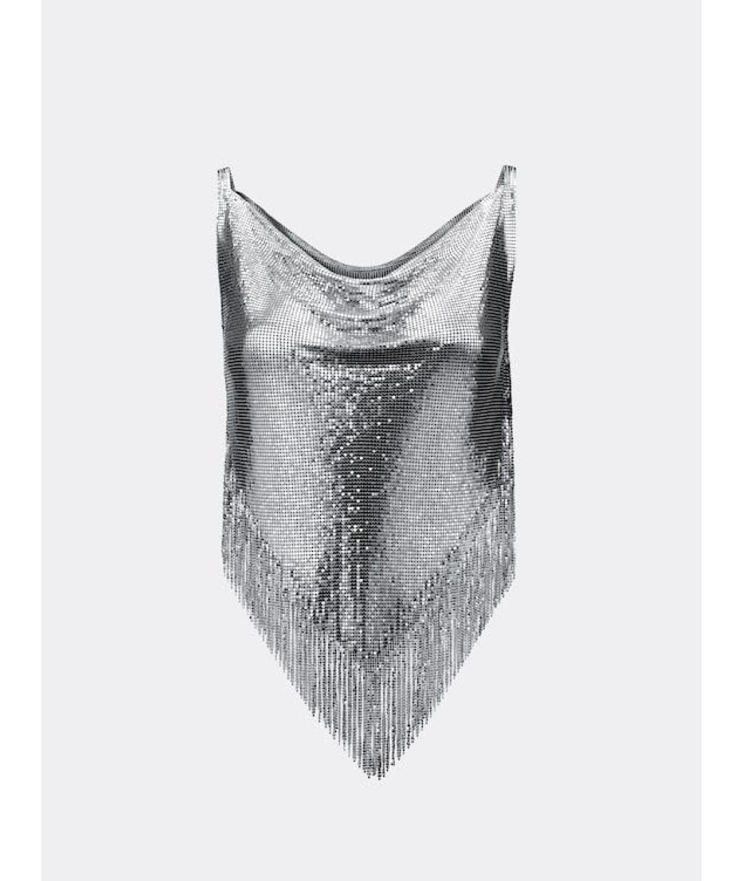 PACO RABANNE Серебряная блузы, фото 8