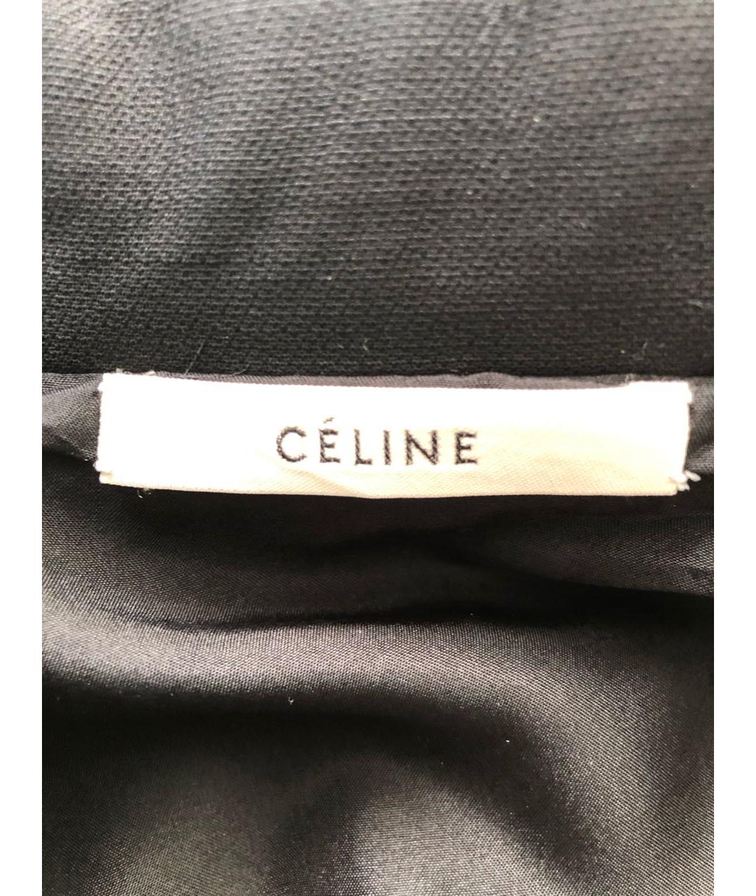CELINE Черный шерстяной жилет, фото 5