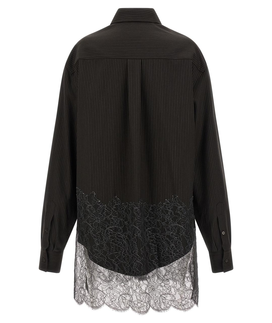 FENDI Коричневая шерстяная кэжуал рубашка, фото 2