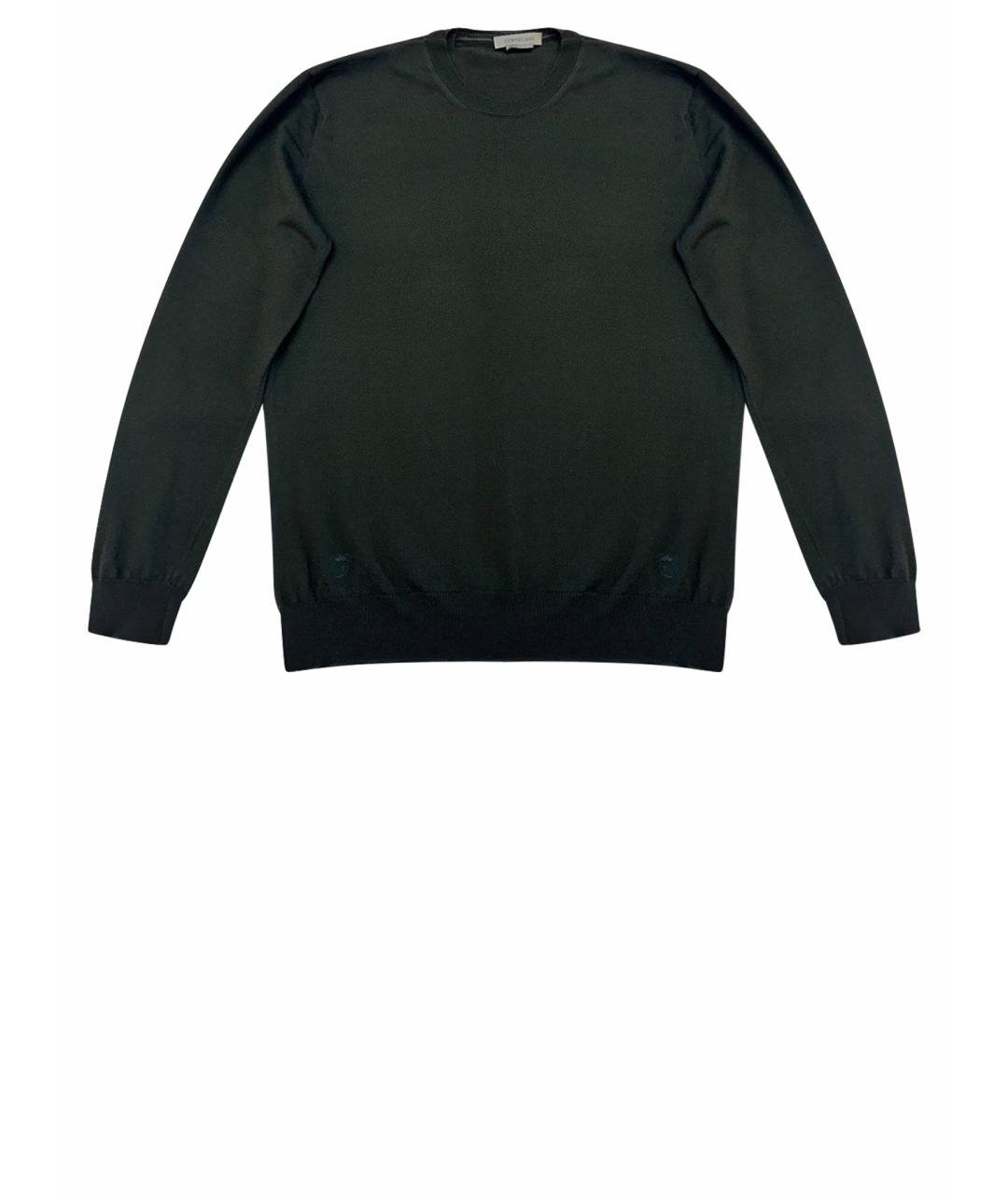 CORNELIANI Зеленый шерстяной джемпер / свитер, фото 1