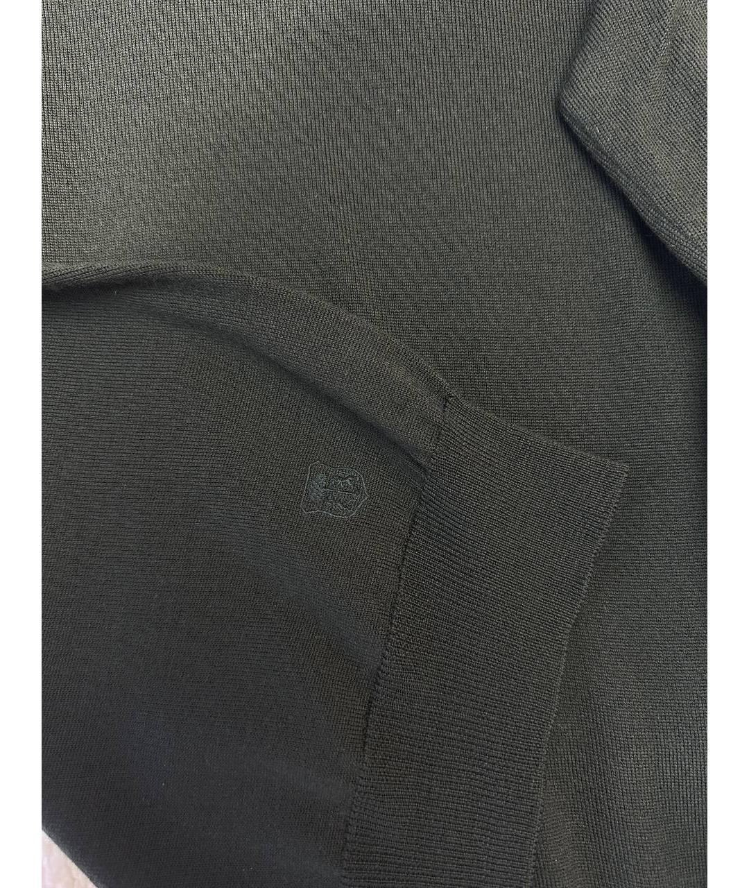 CORNELIANI Зеленый шерстяной джемпер / свитер, фото 4