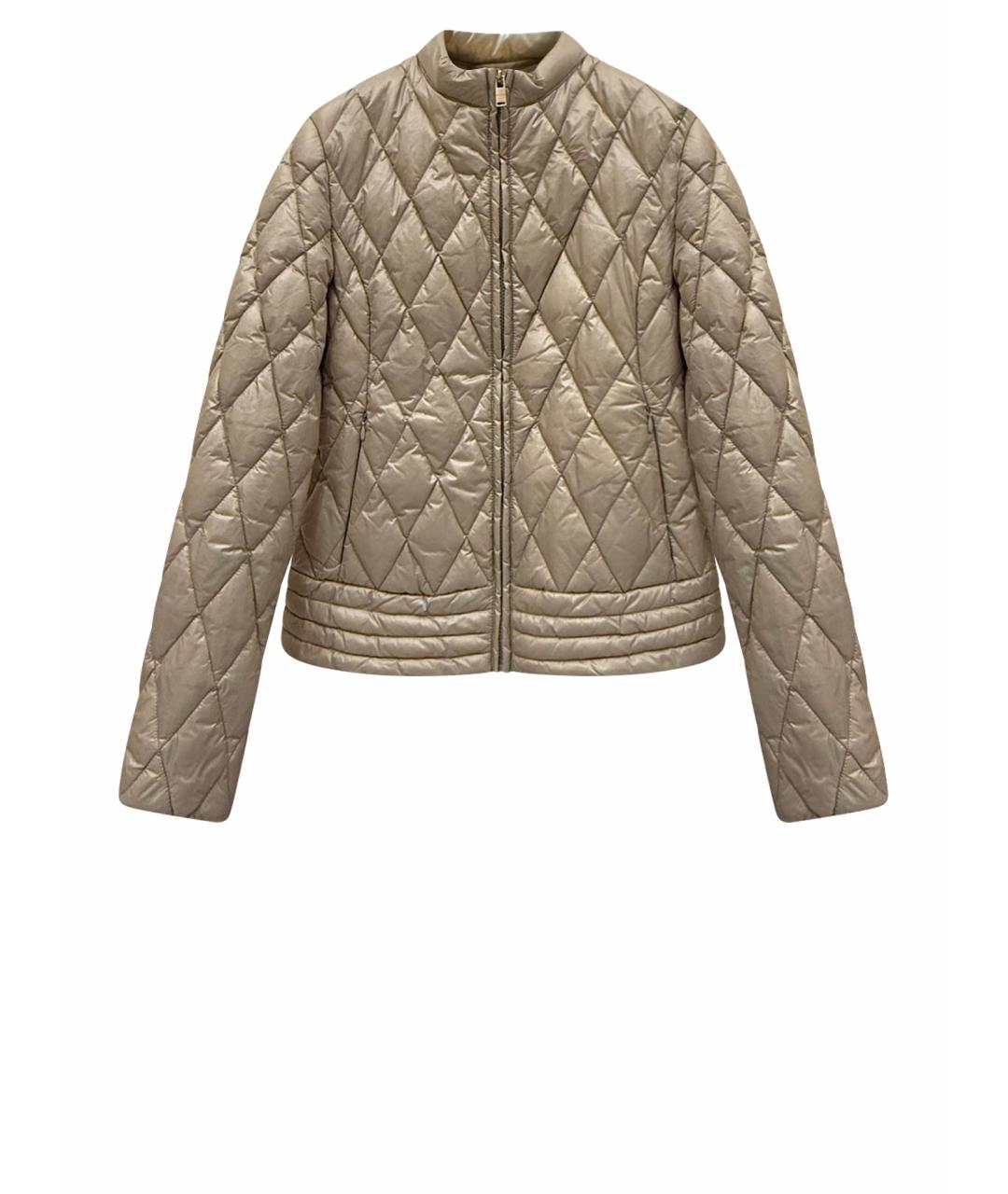 TRUSSARDI Бежевая полиэстеровая куртка, фото 1