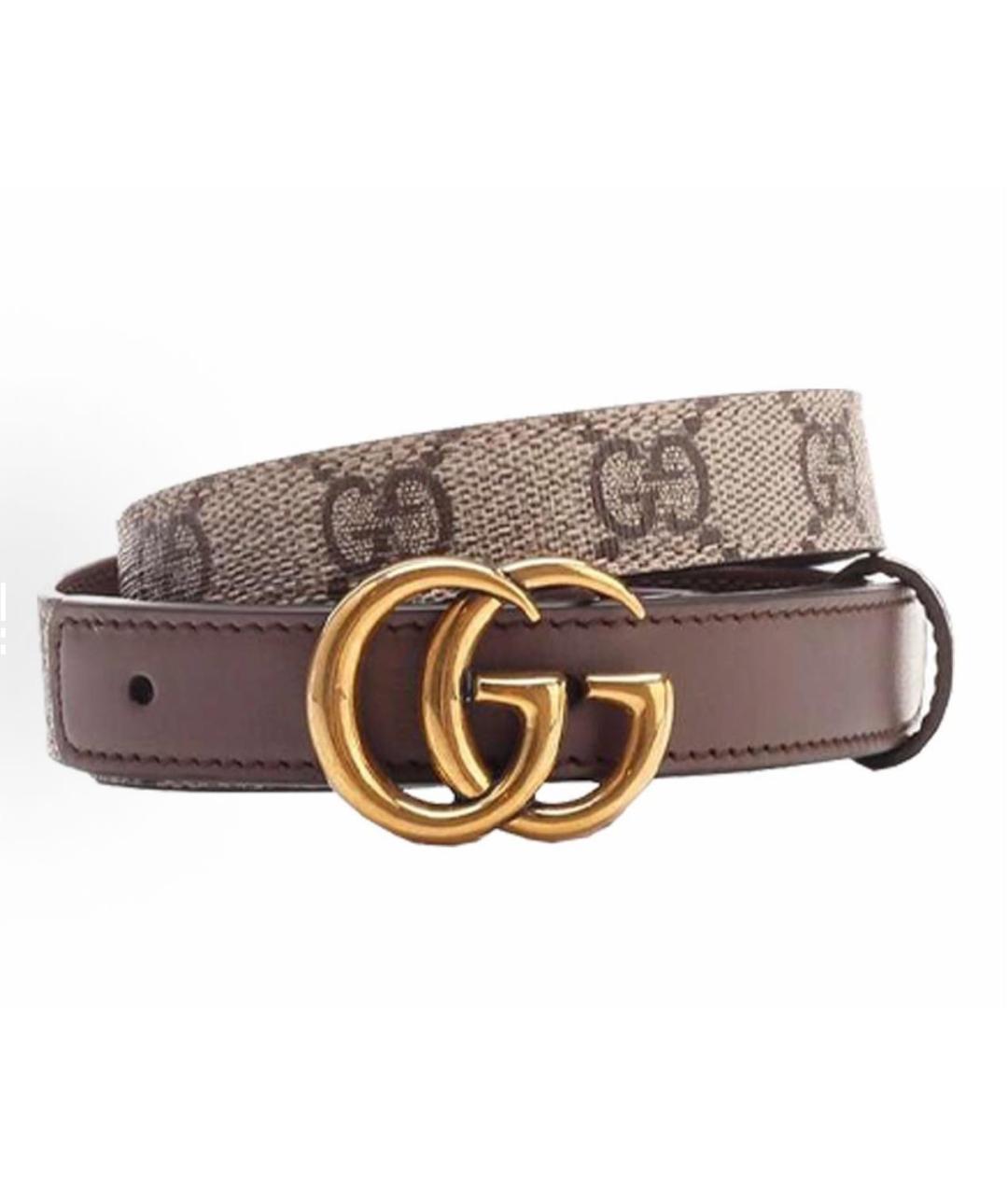 GUCCI Коричневый кожаный ремень, фото 3