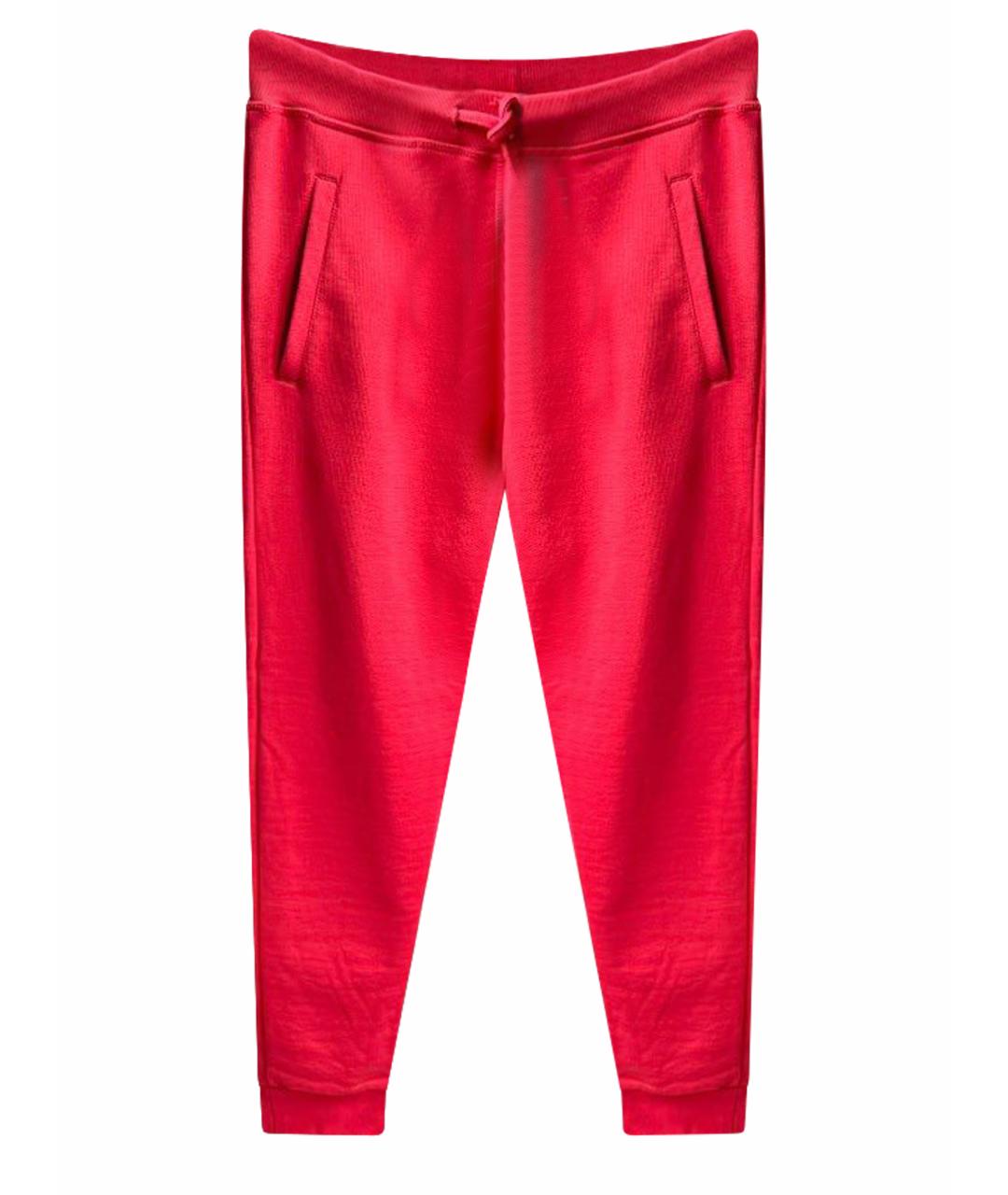 DSQUARED2 Красные хлопковые брюки и шорты, фото 1