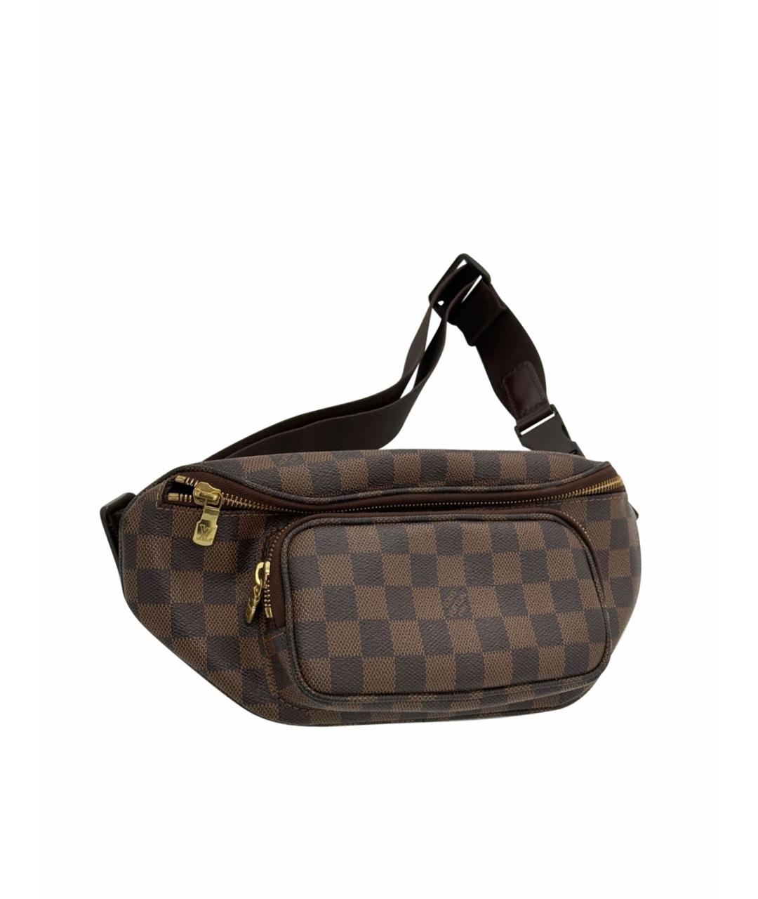 LOUIS VUITTON Коричневая поясная сумка, фото 1