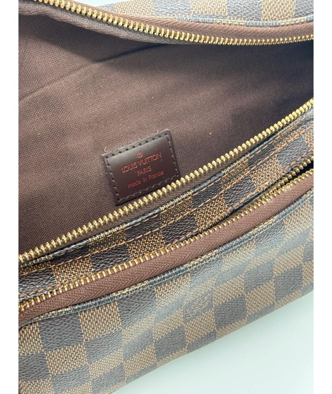 LOUIS VUITTON Коричневая поясная сумка, фото 4