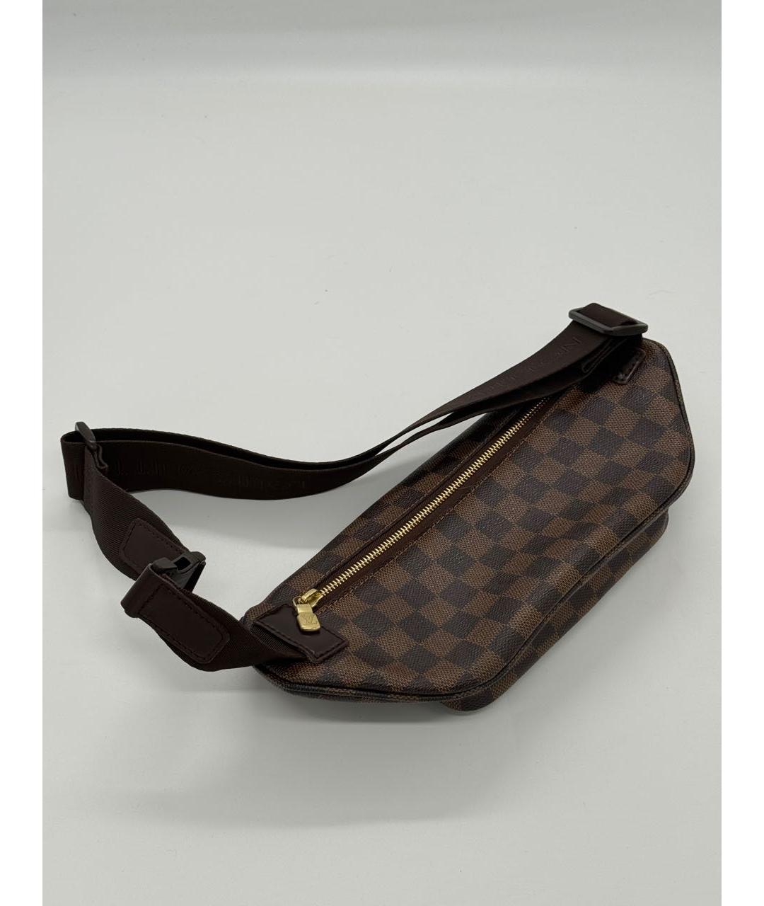 LOUIS VUITTON Коричневая поясная сумка, фото 2