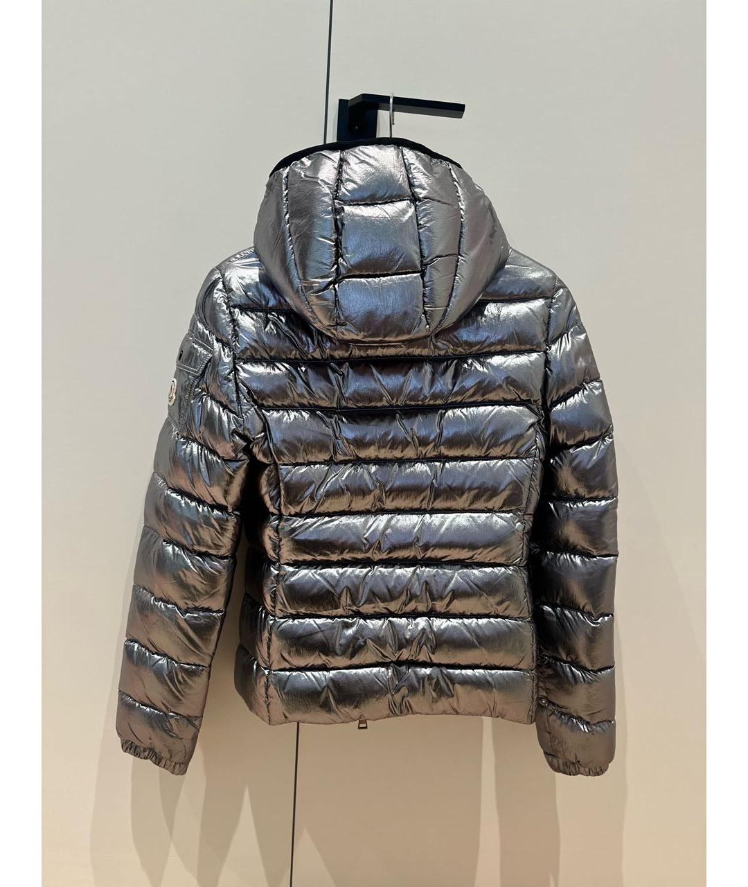 MONCLER Серебряная куртка, фото 2