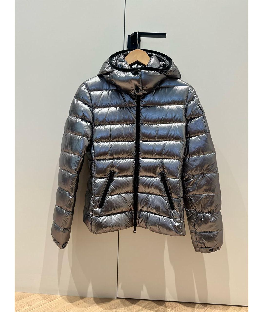 MONCLER Серебряная куртка, фото 9