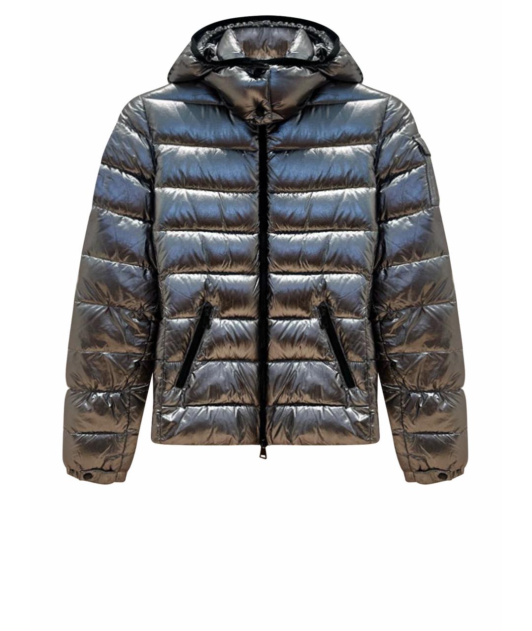 MONCLER Серебряная куртка, фото 1