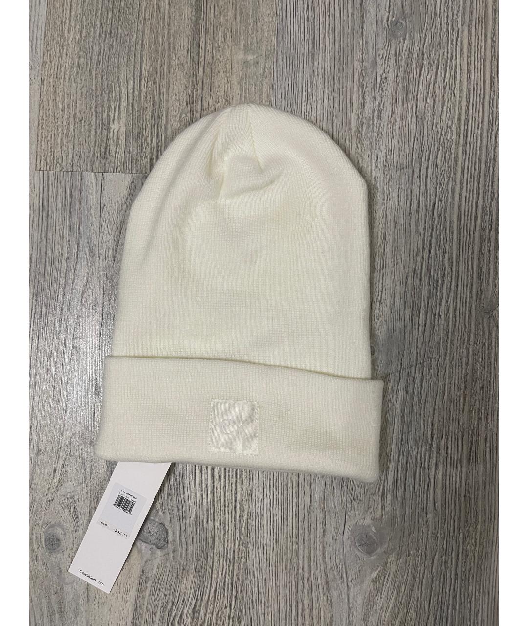 CALVIN KLEIN Бежевая шапка, фото 2
