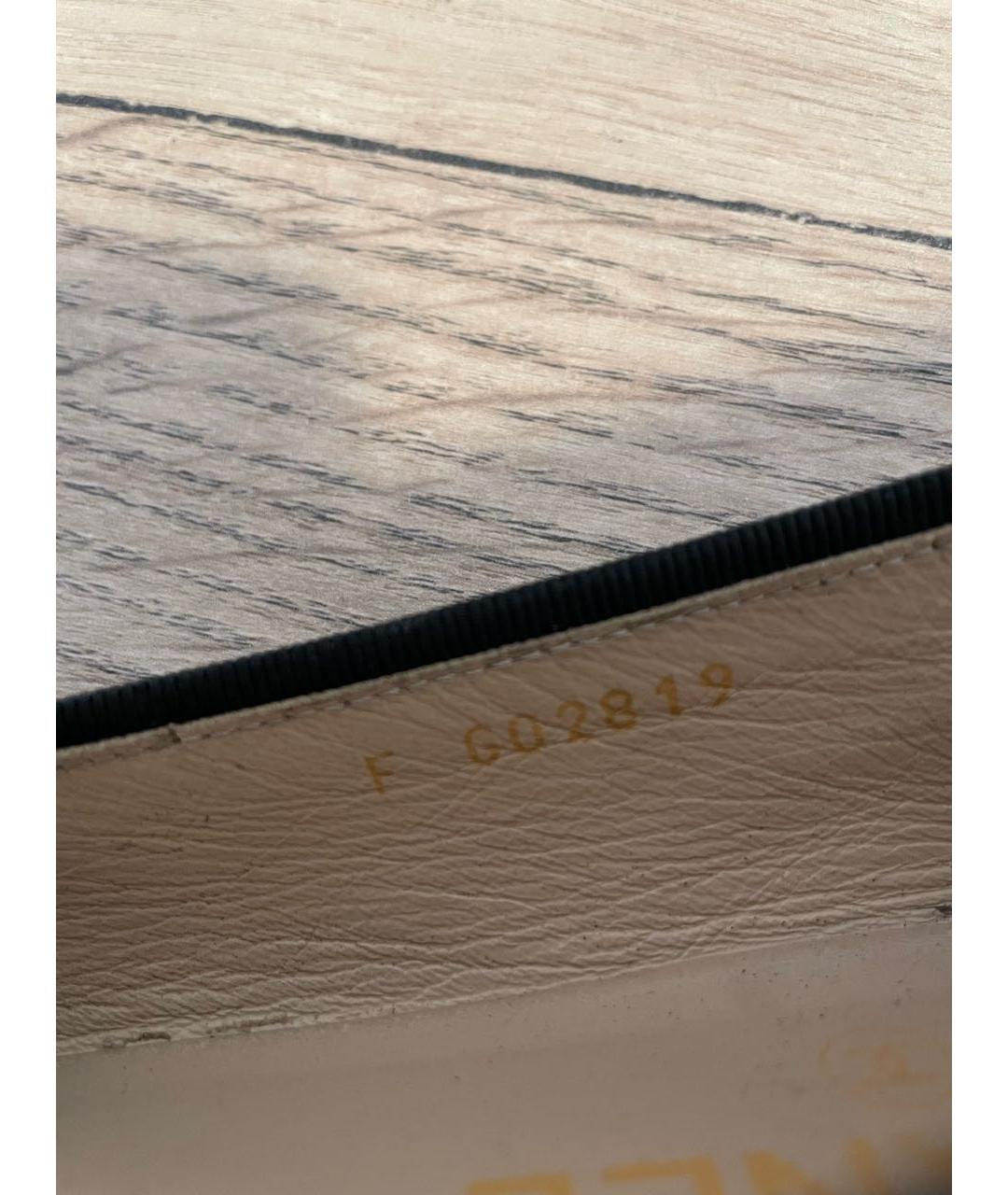CHANEL Черные кожаные балетки, фото 8