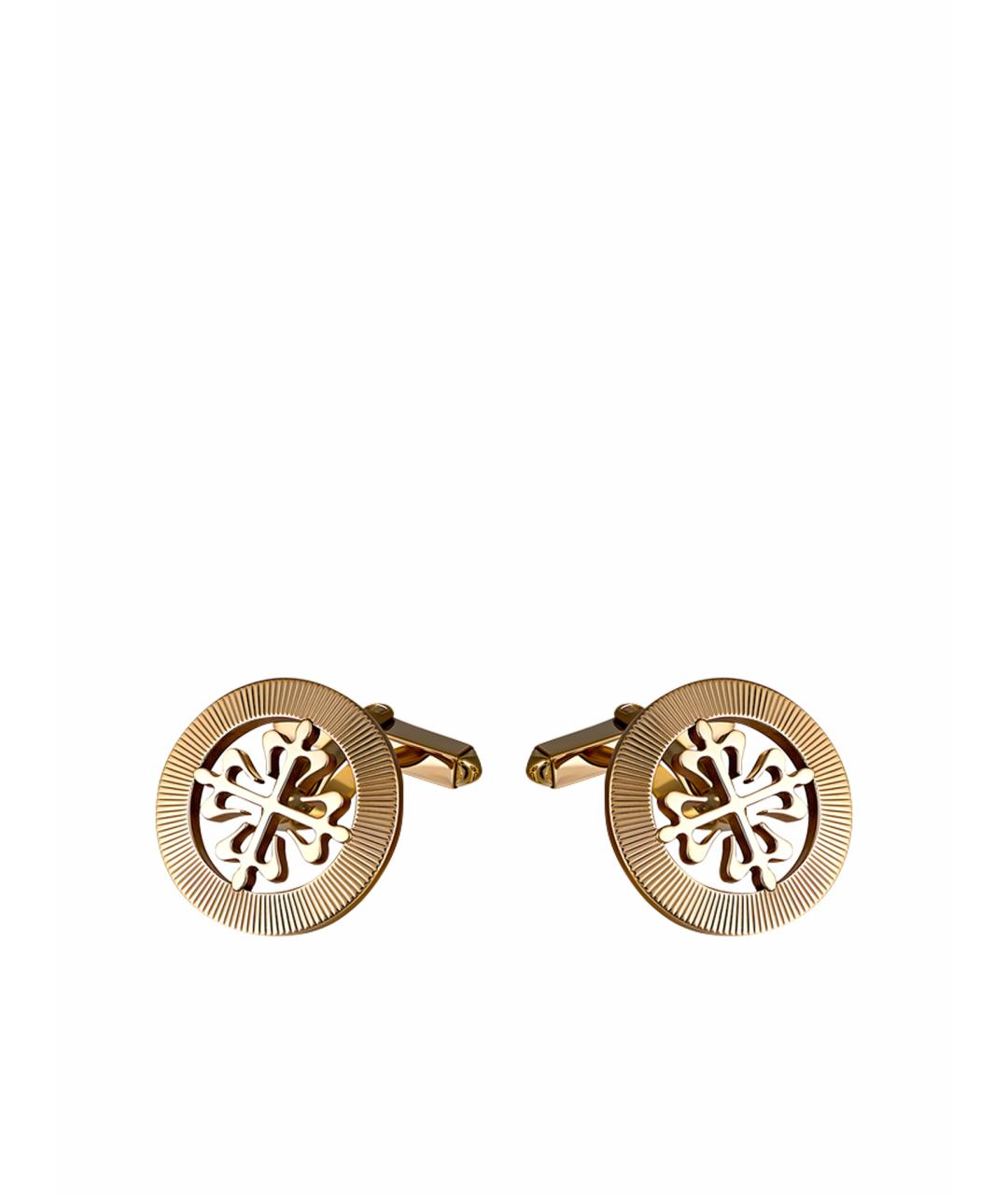 PATEK PHILIPPE Золотые запонки из желтого золота, фото 1