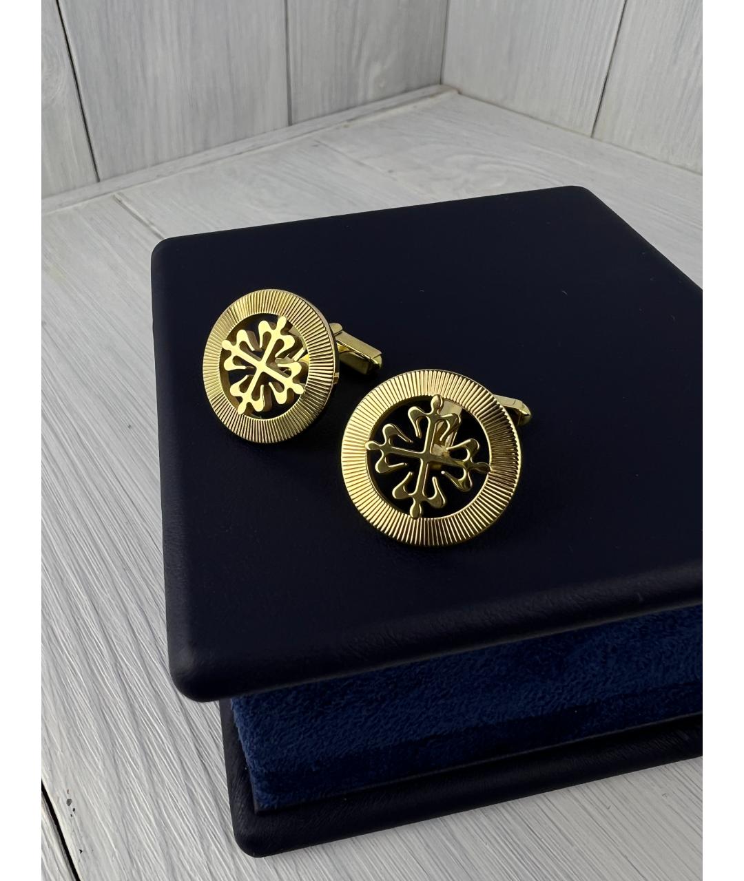 PATEK PHILIPPE Золотые запонки из желтого золота, фото 5