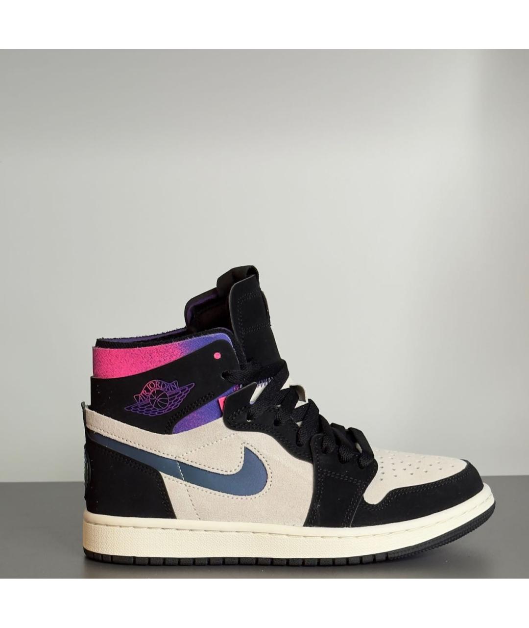 NIKE Черные кожаные кроссовки, фото 9