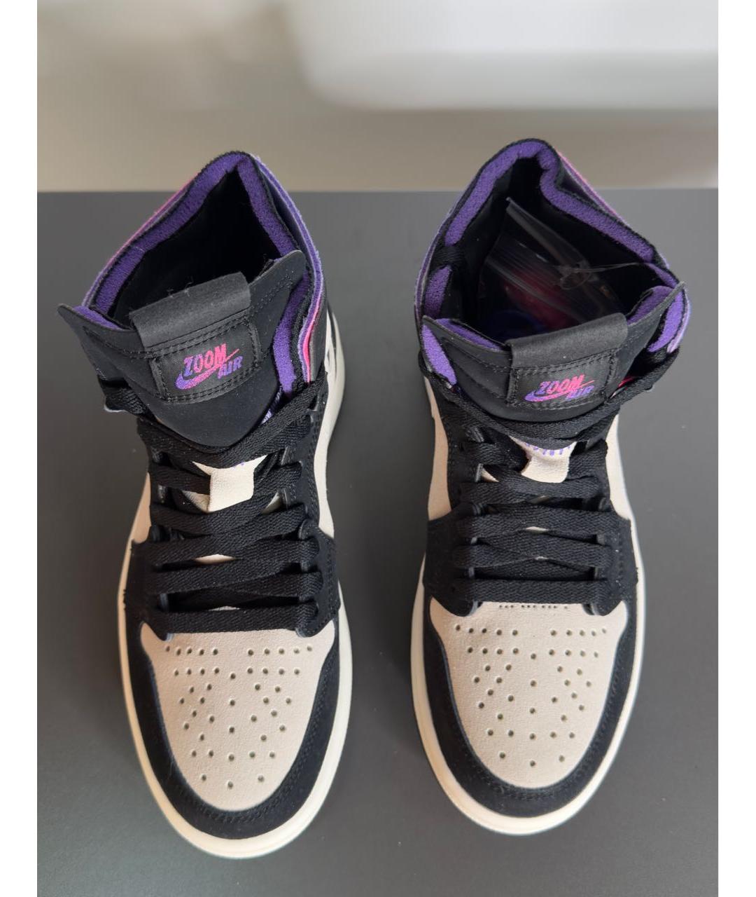 NIKE Черные кожаные кроссовки, фото 2