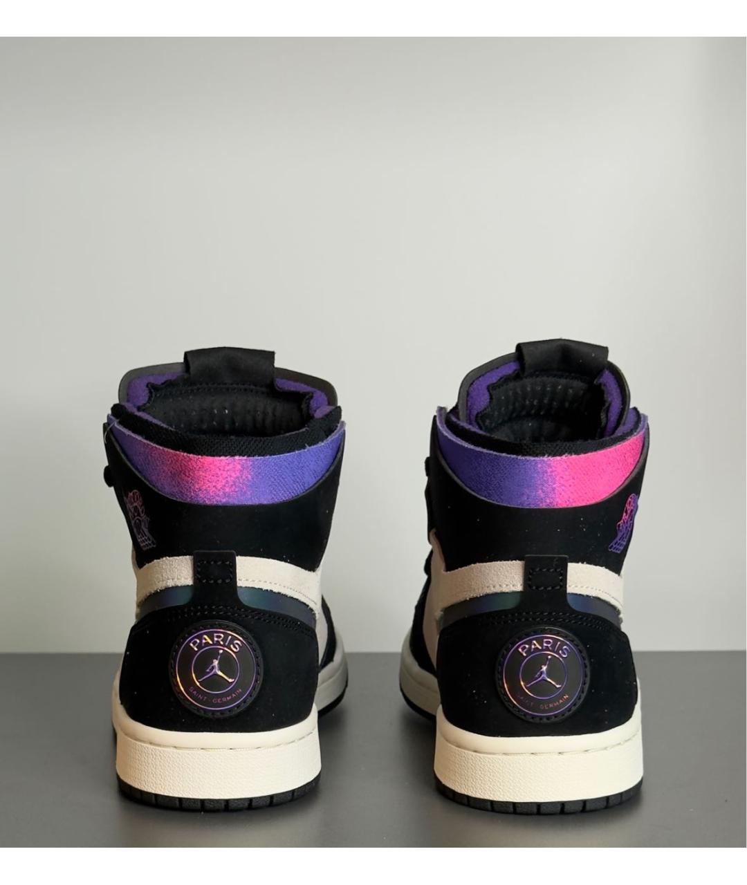 NIKE Черные кожаные кроссовки, фото 4