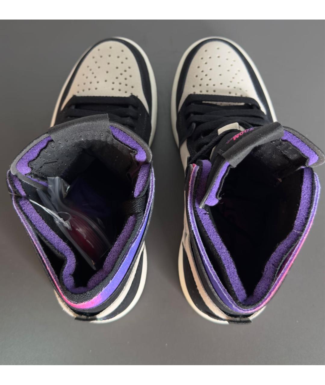 NIKE Черные кожаные кроссовки, фото 3