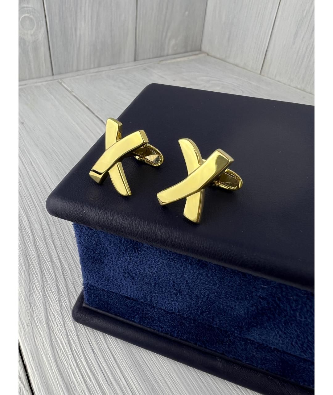TIFFANY&CO Золотые запонки из желтого золота, фото 2