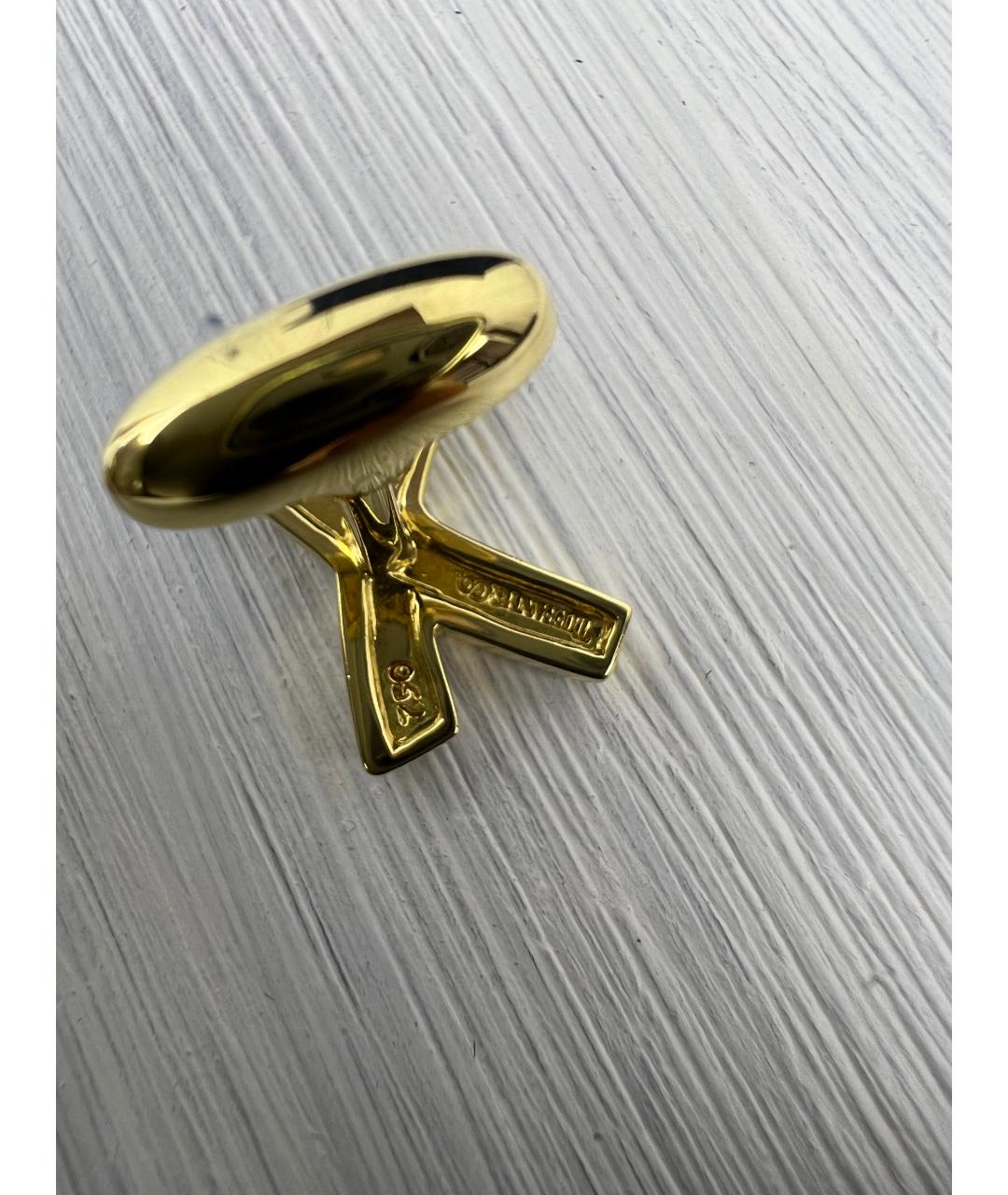 TIFFANY&CO Золотые запонки из желтого золота, фото 7