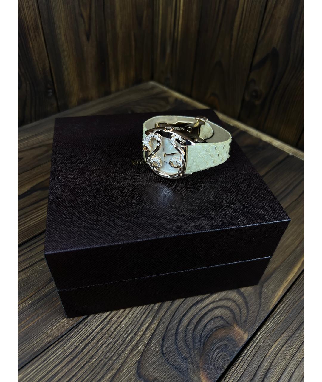 BOUCHERON Белые часы из розового золота, фото 2