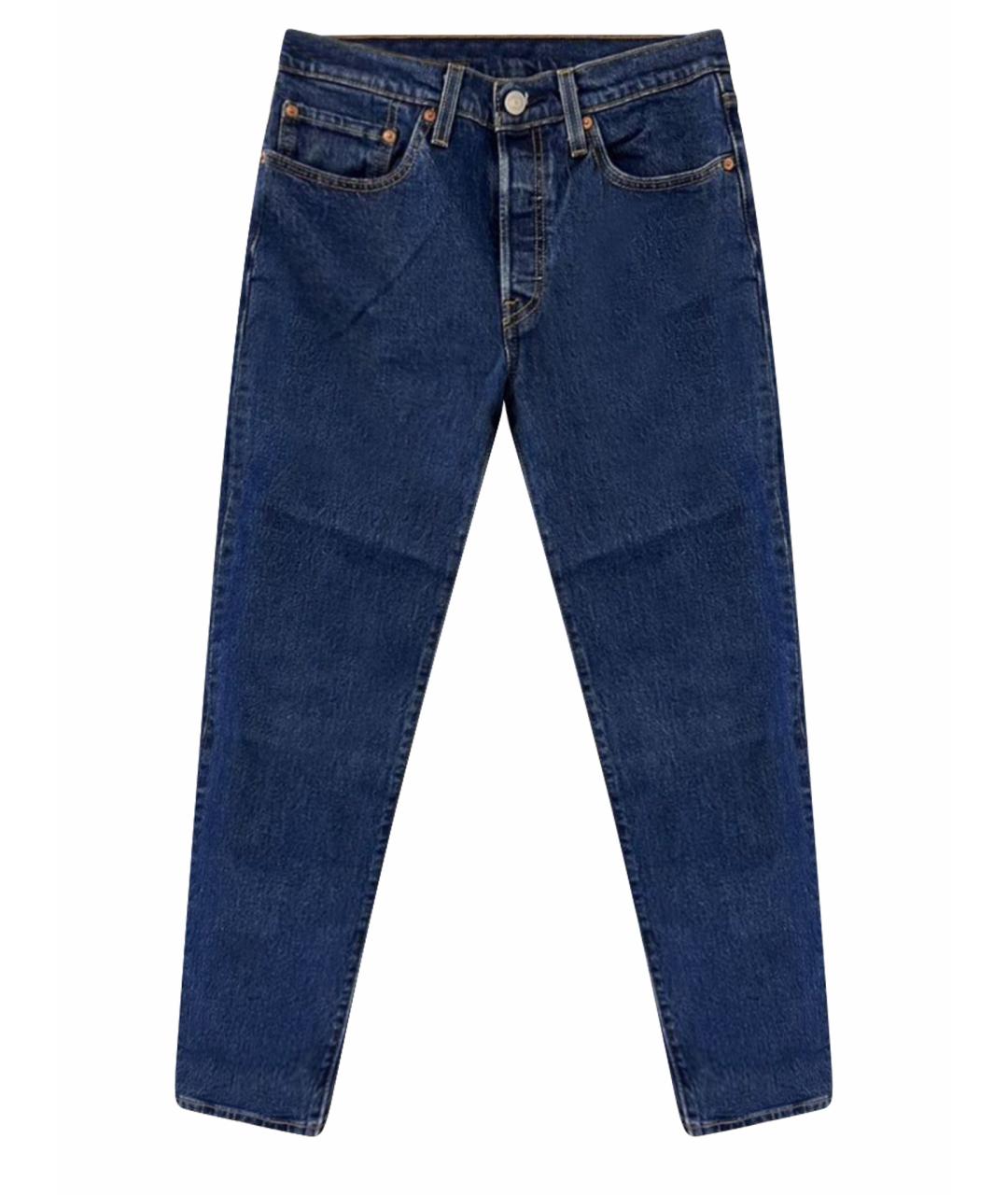 LEVI'S Синие хлопковые прямые джинсы, фото 1