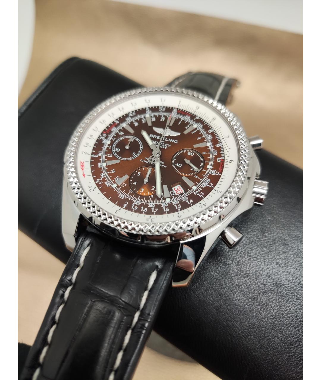 BREITLING Коричневые часы, фото 3
