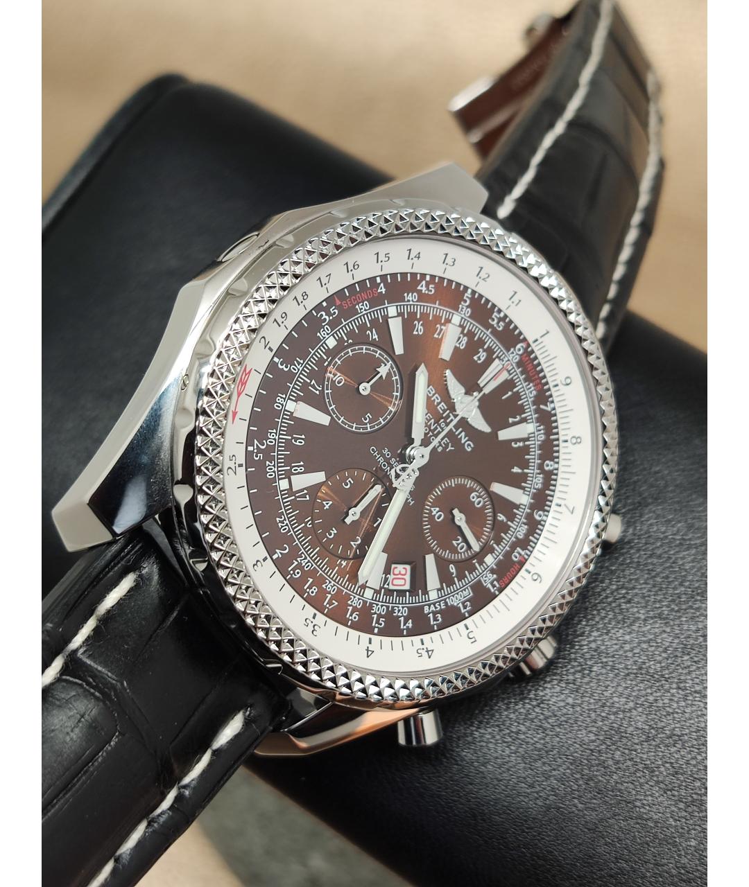 BREITLING Коричневые часы, фото 4