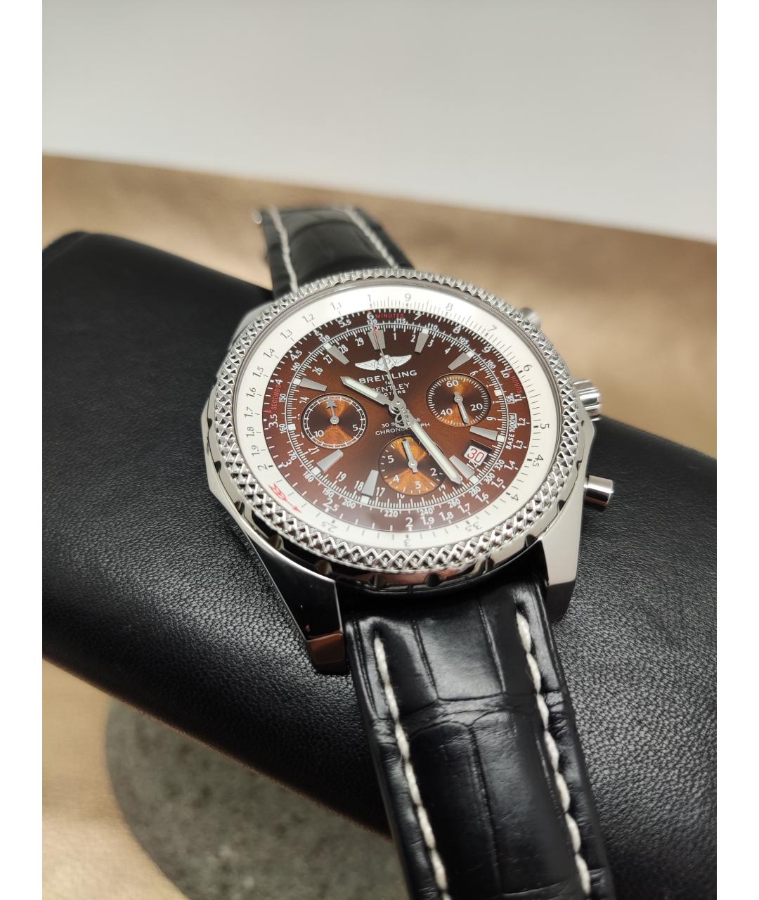 BREITLING Коричневые часы, фото 2